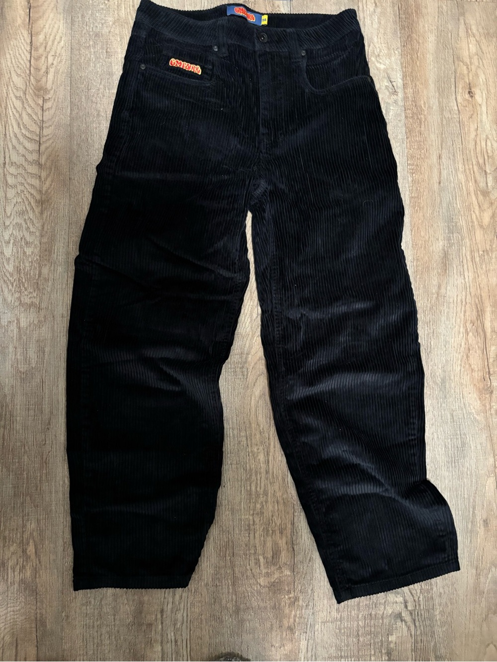 Empyre Black Corduroy Straight-Leg Men's Pants